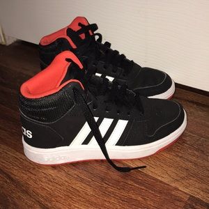 High top kids Adidas shoes